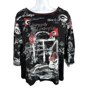 P. Michael Georgia University All Over Print Women’s Size 2XL 24x25